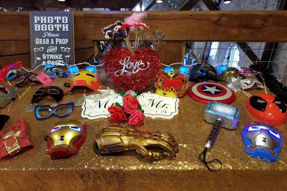 Marvel themed wedding