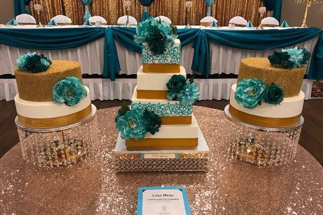 Tiered Wedding Cake Buffet
