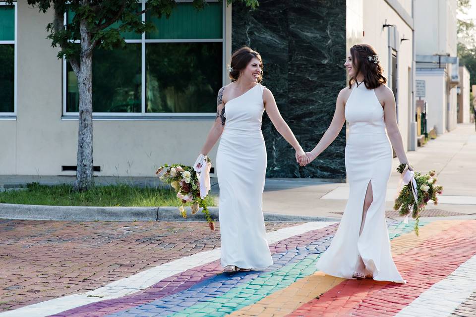 Brides Walking