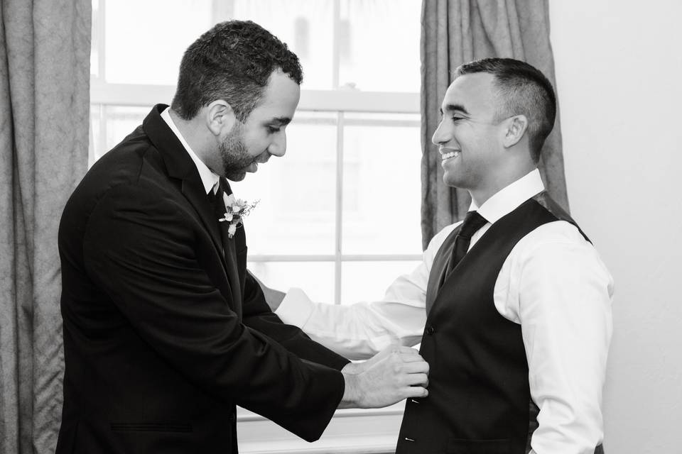 Groom preparation