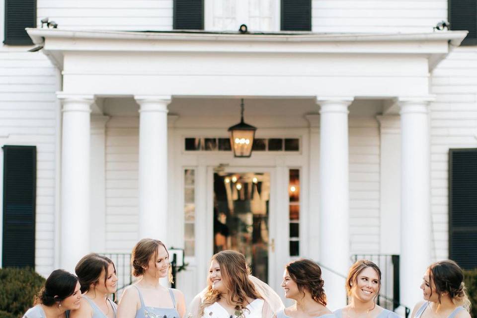 Spring bridesmaids