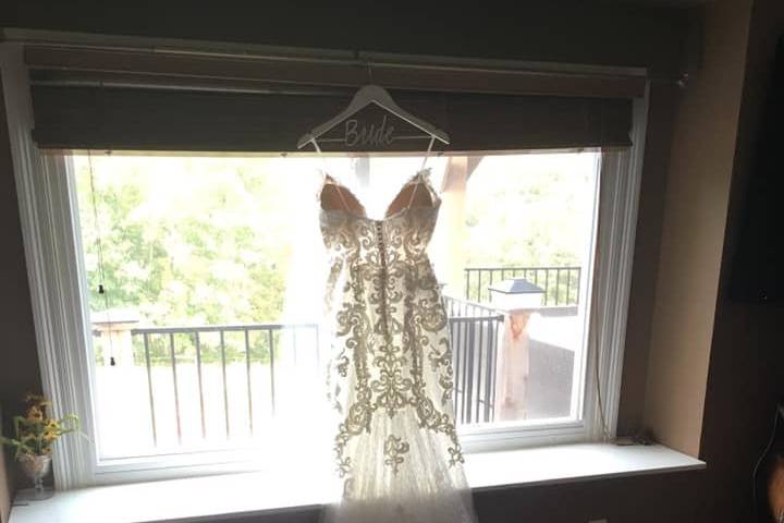 Brides gown