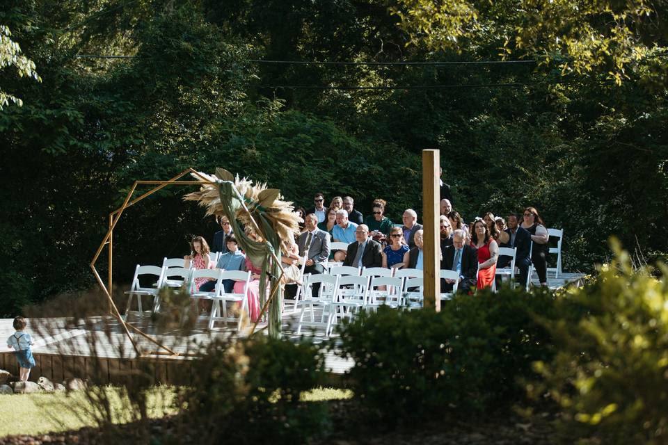 Ceremony lower deck space