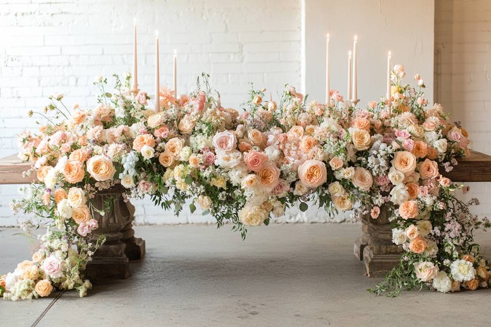 Sweetheart Table Decor