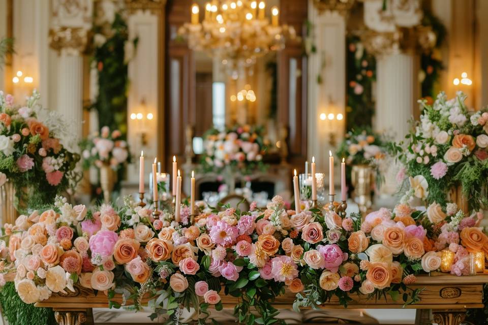 Sweetheart Table Decor