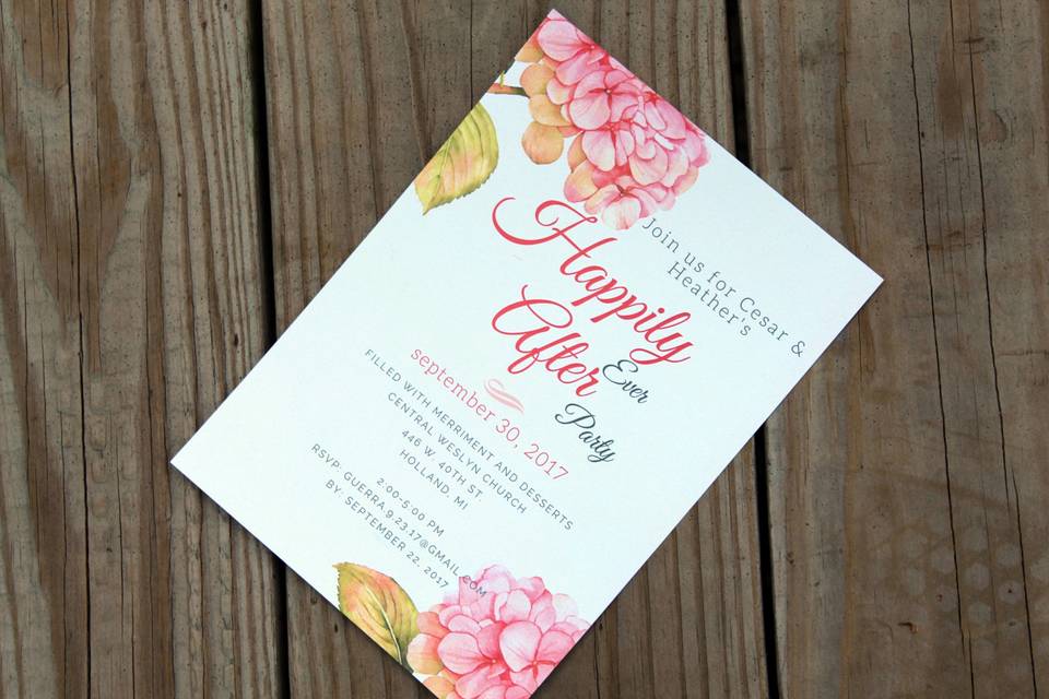 Wedding invitation