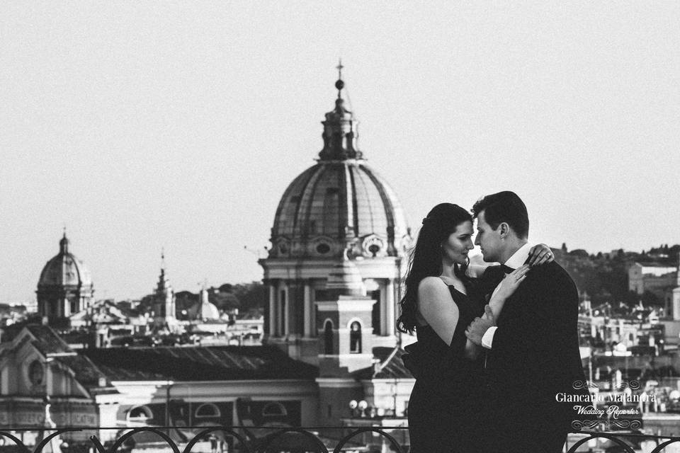 Engagement in Rome, Italy