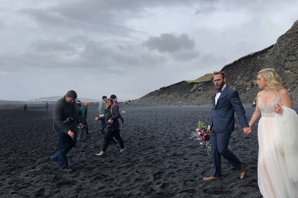 Filming Iceland Wedding