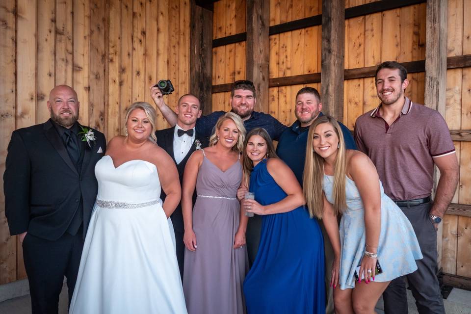 2019 wedding with past clients