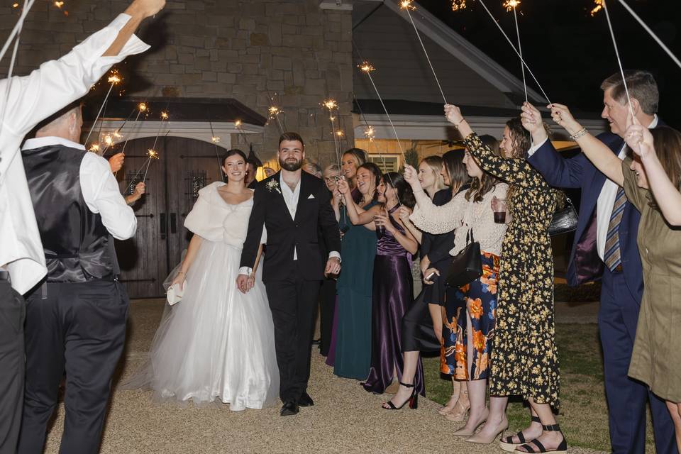 Sparkler Send Off