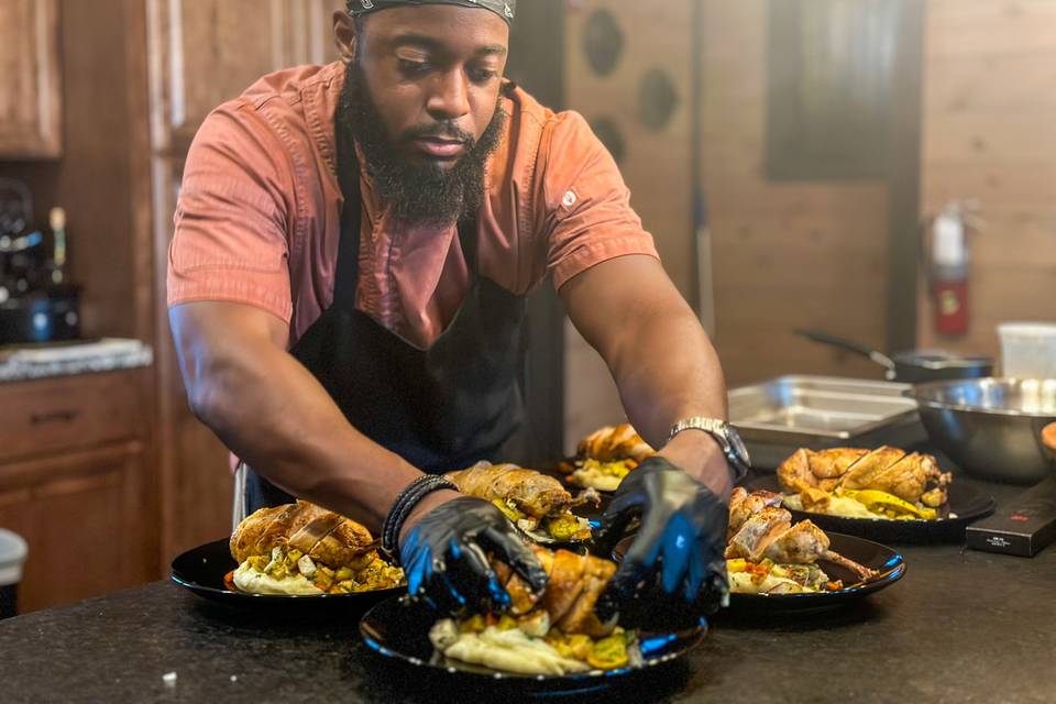 Chef James Plating