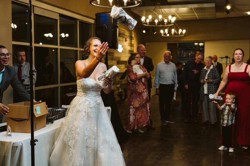 First Champagne Drink Married