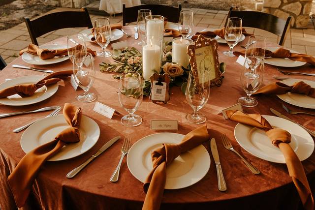 Pink & Orange Table scape