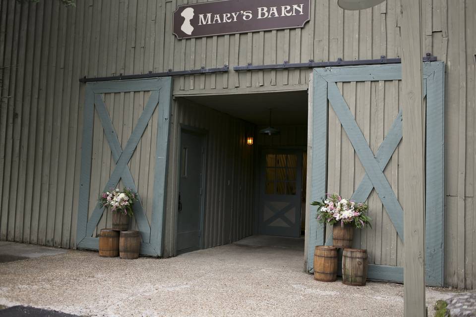 Mary's barn exterior