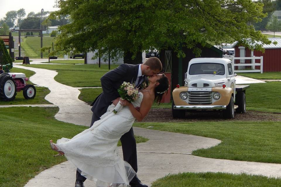 Couple kissing