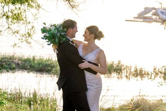 Wedding Photo by Water