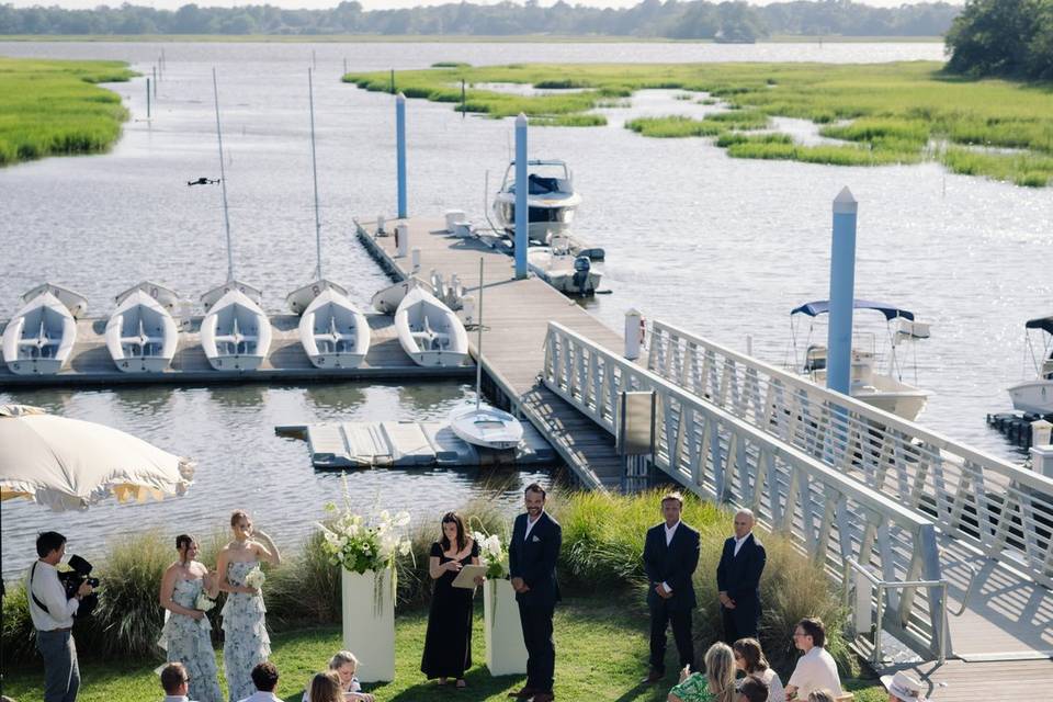 Outside Wedding Ceremony