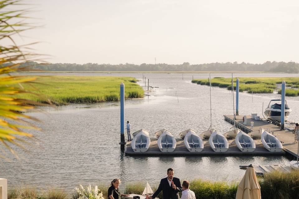 Wedding Ceremony by Water
