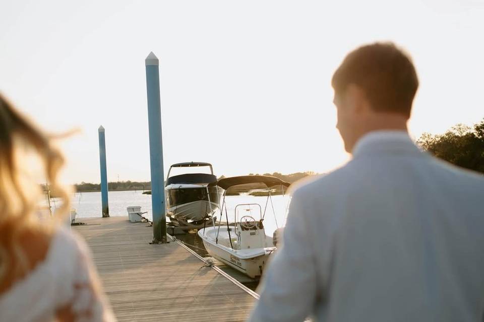 Couple Photo by Water