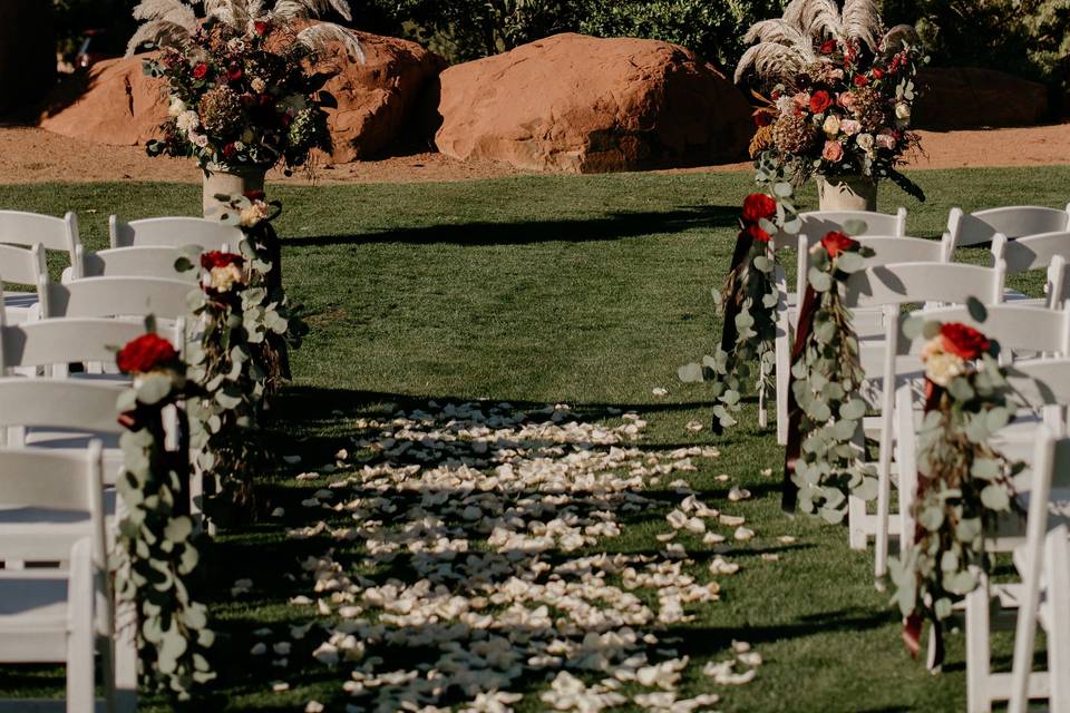 Dark and Moody ceremony flower