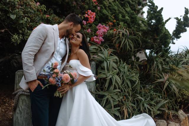 California beach elopement