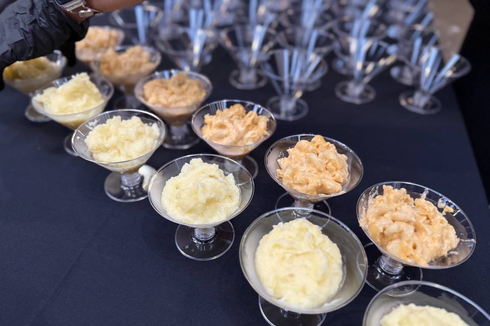 Mac & Potato Mash Martinis