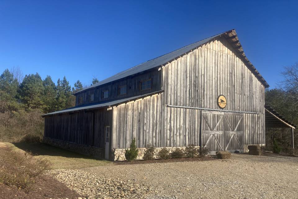 Hardwood rustic barn