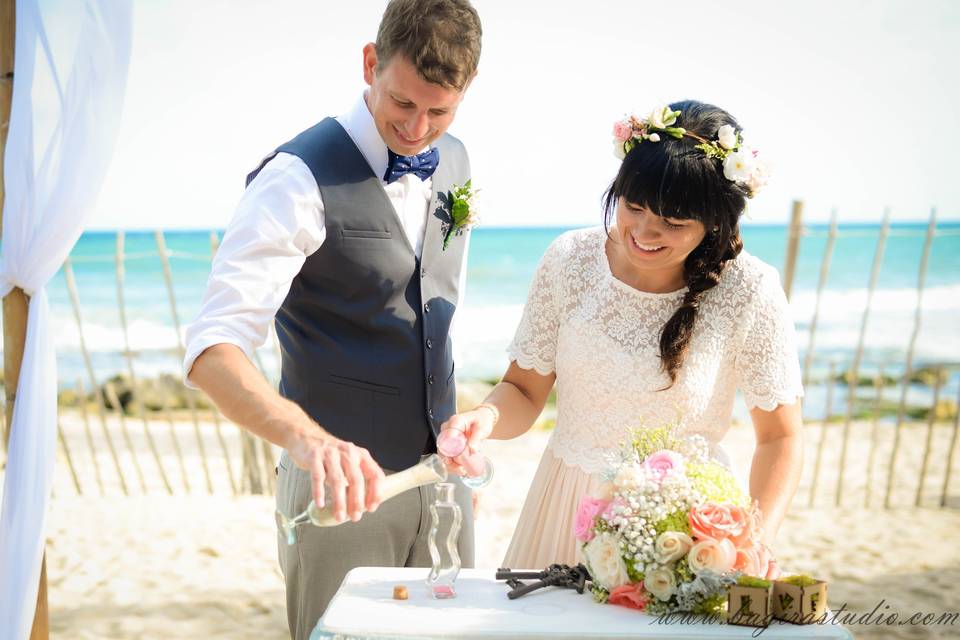 Sand Ceremony Elopement