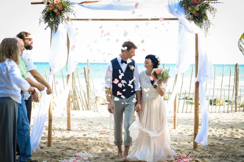 Sand Ceremony Elopement