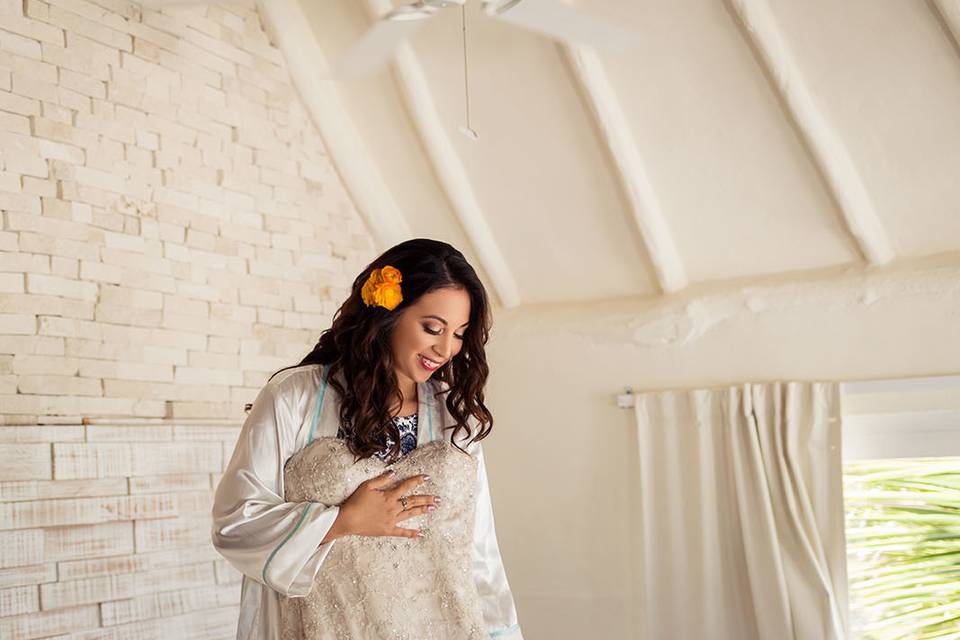 Tulum bridal dress