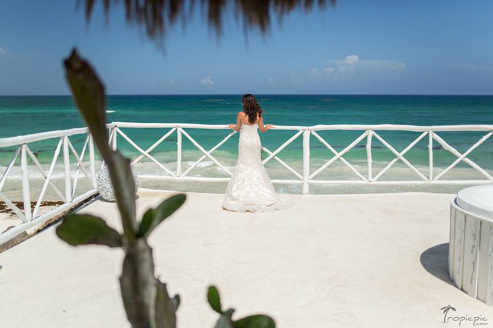 Tulum bridal dress