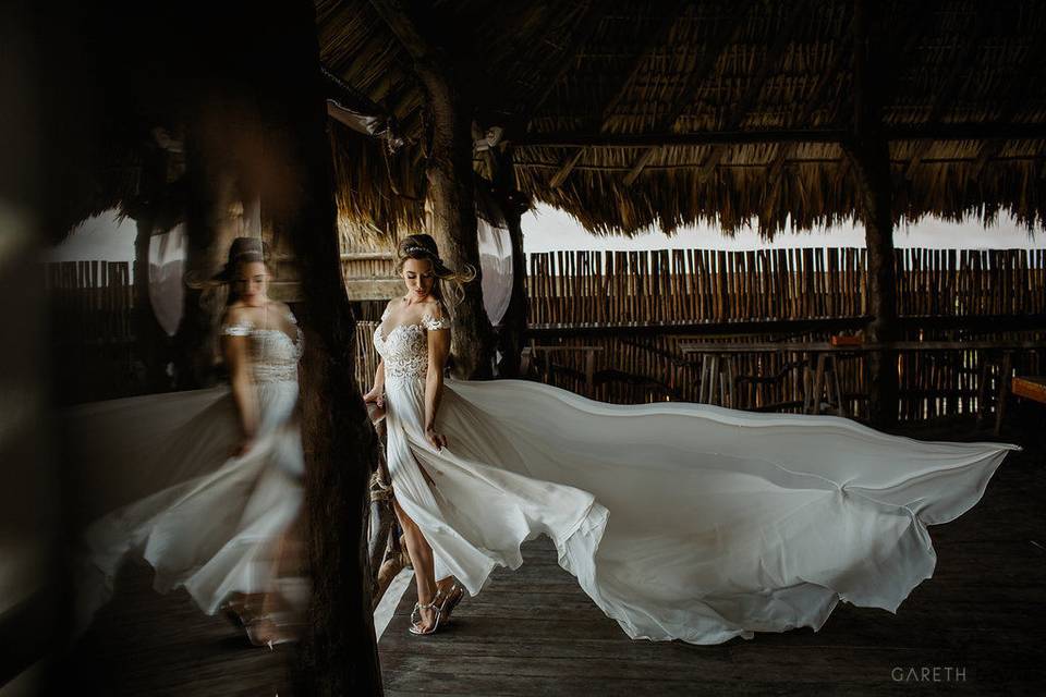 Tulum wedding dress