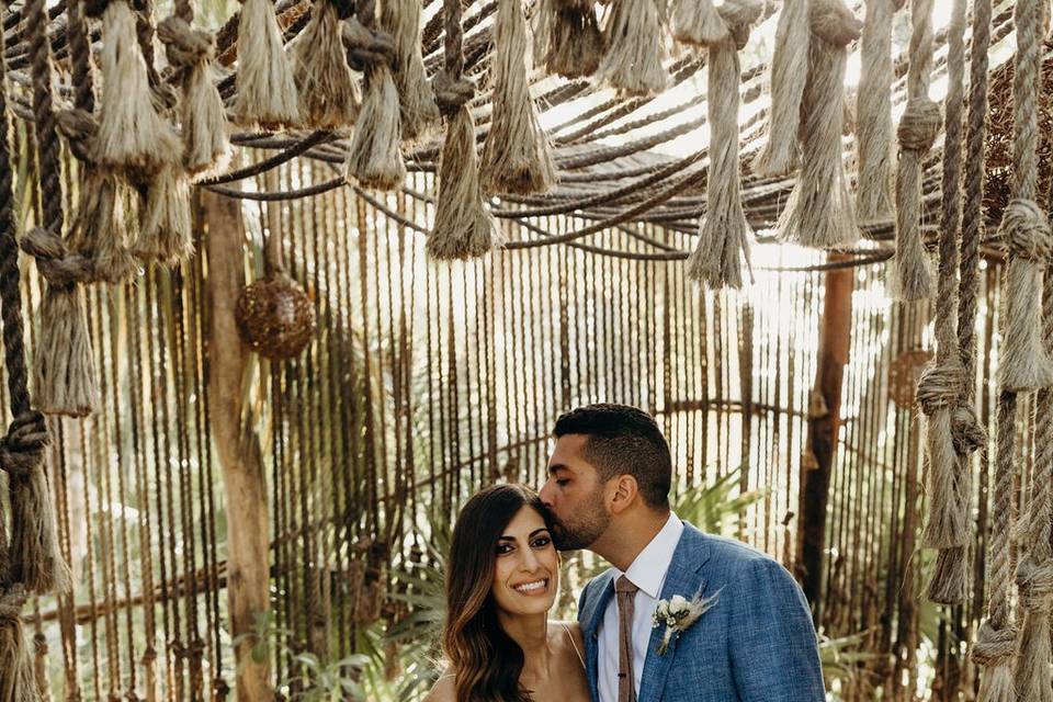 Boho wedding Tulum