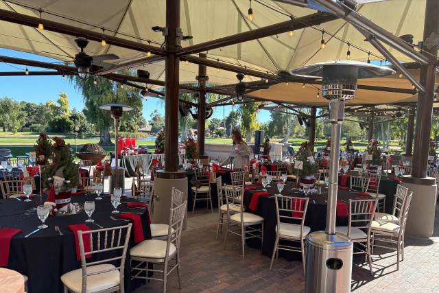 Patio reception