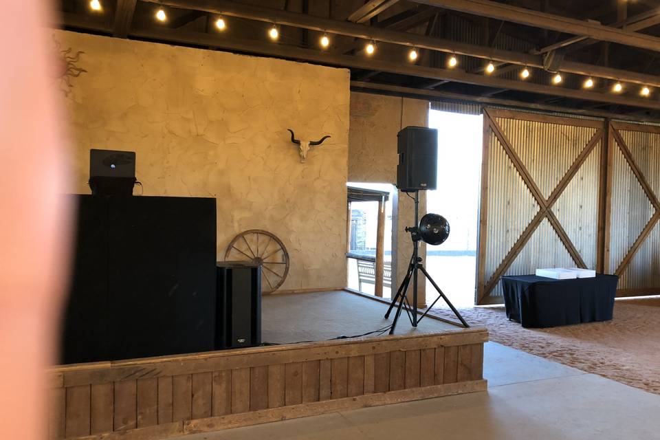 Equipment Setup at McDowell