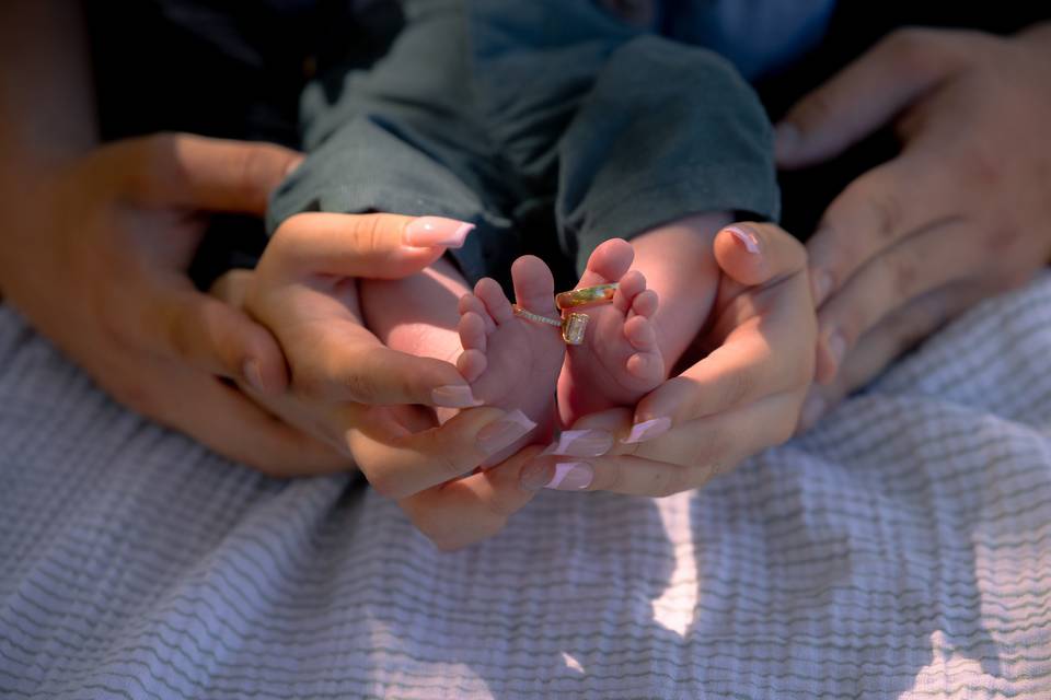 Timeless baby and wedding joy