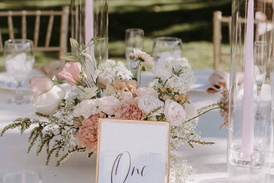 Calligraphy Table Numbers