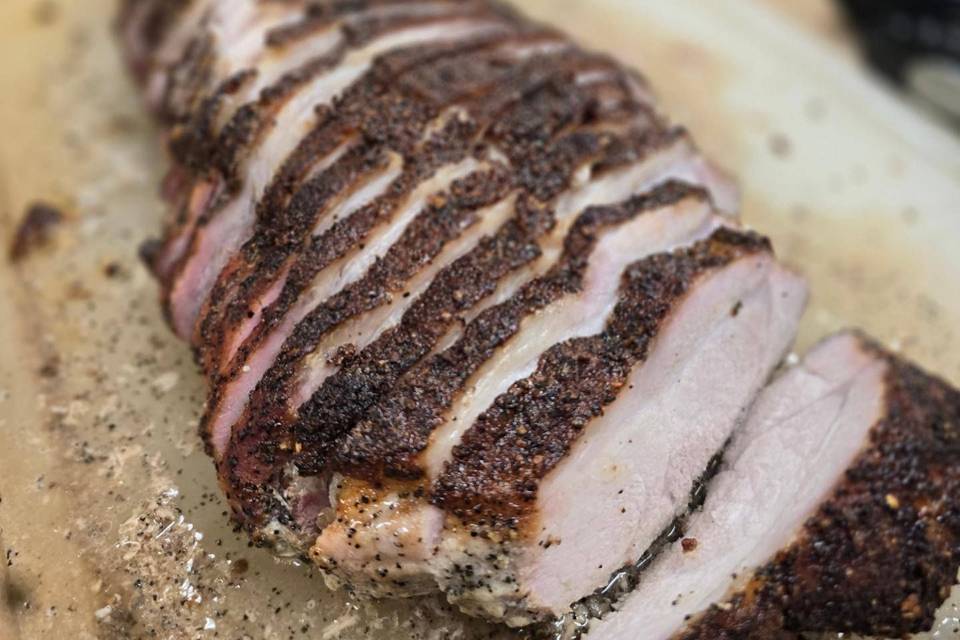 Brown sugar pork loin.