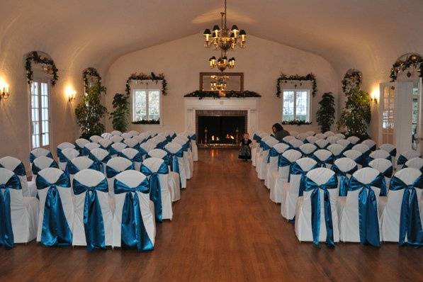 Chair covers with sash could make a difference for the better.