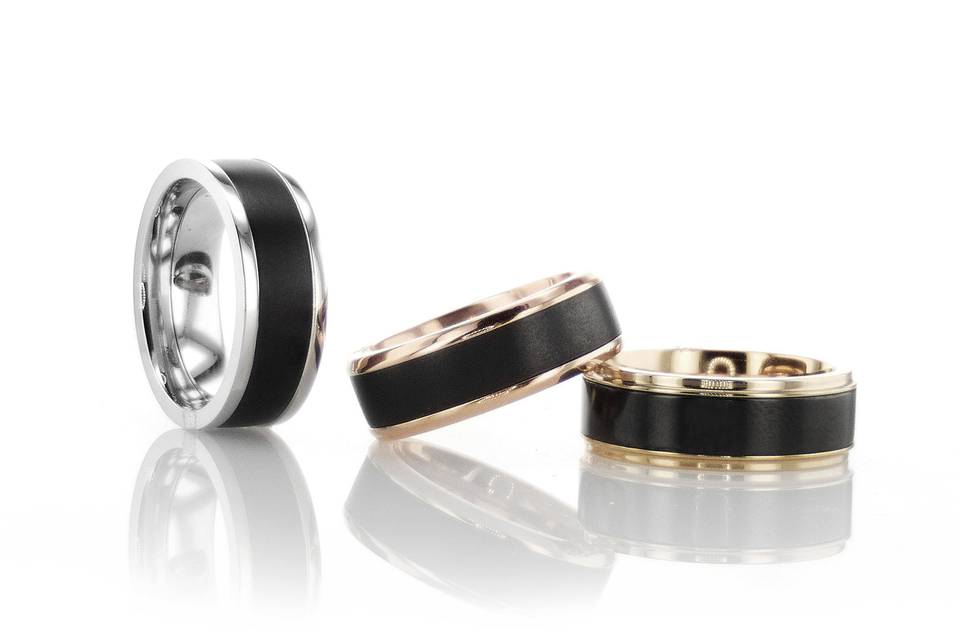 Wedding bands made of Elysium