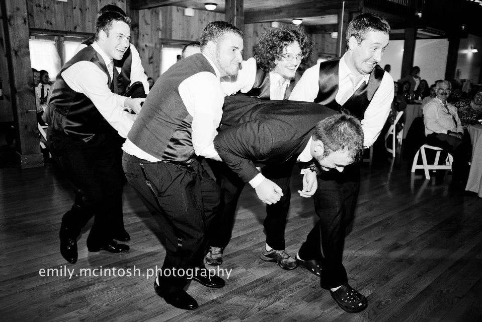 Groom with groomsmen