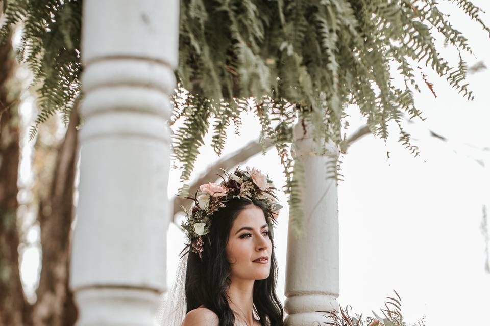 Beautiful Bride in Vera Wang