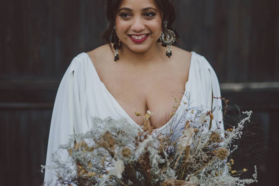 Dried Bridal Bouquet