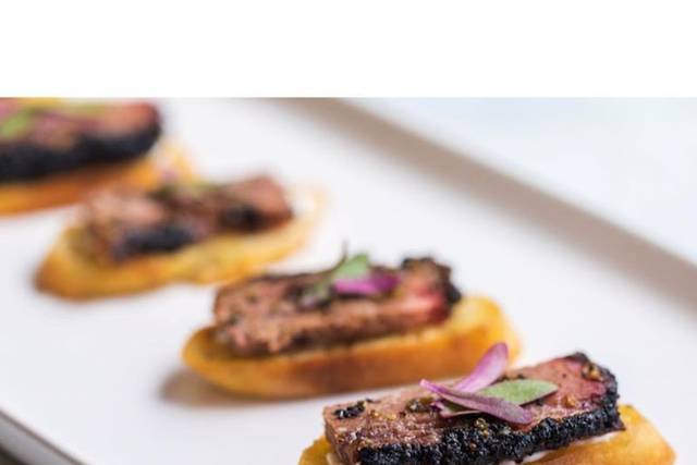 Brisket crostini