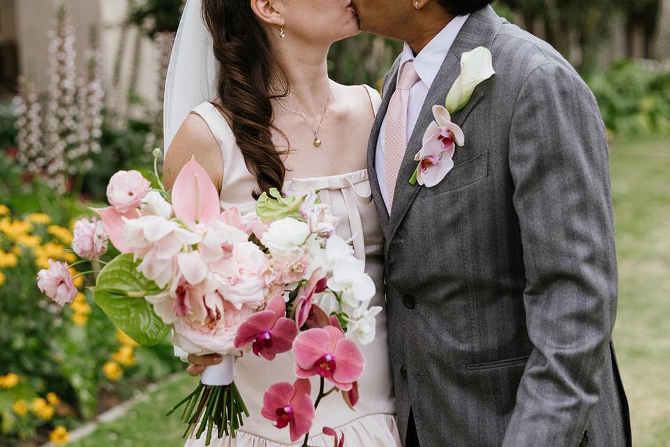 Orchid bridal bouquet
