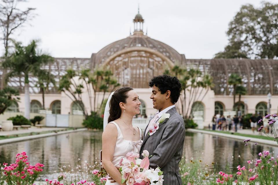 Orchid bridal bouquet