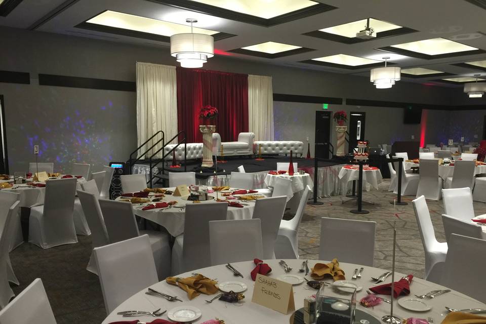 Reception set-up