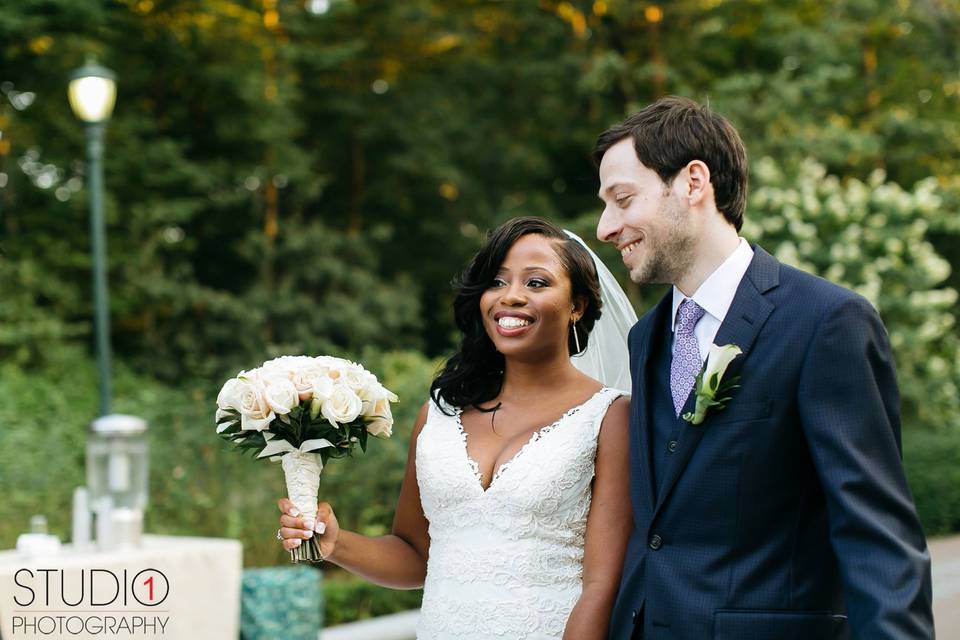 Bride and groom