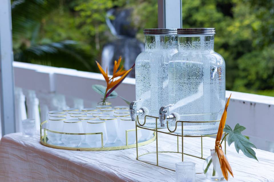 Fresh Spring water onsite