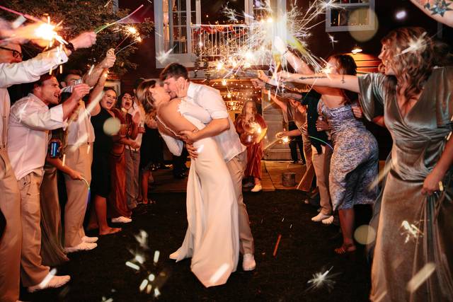 Sparkler Wedding Sendoff